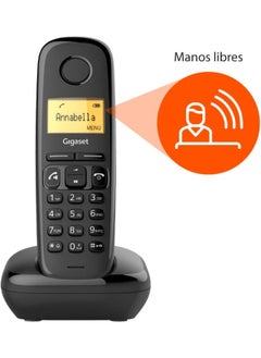 Buy Digital Cordless Phone For Home, Office And Hotels A270 Black in UAE