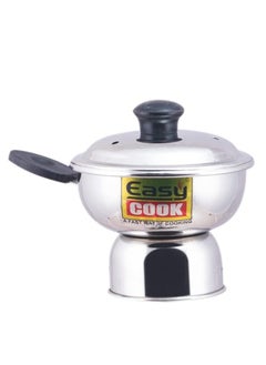 Buy Stainless Steel Puttu Maker Silver in UAE