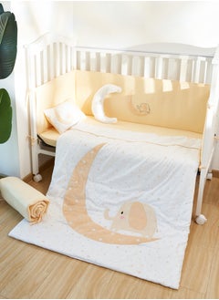 اشتري 6-Piece Baby Crib Bedding Set في السعودية