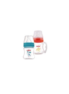 Buy Pp 2Pcs Feeding Bottle 150ml + Handle 1Pack- 2Pcs in UAE