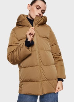 Buy Longline Quilted Coat in Saudi Arabia