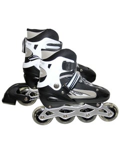 Buy 4-Wheel Adjustable Rollerskate With Led Flash Lights in Saudi Arabia