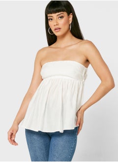 اشتري Bardot Pleated Peplum Top في السعودية