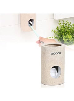Buy Ecoco Wall Mounted Automatic Toothpaste Hands Free Dispenser  for Family in UAE
