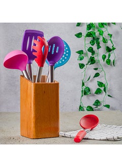 Buy 6-Piece Silicone Cooking Utensils Set Without Holder in Egypt