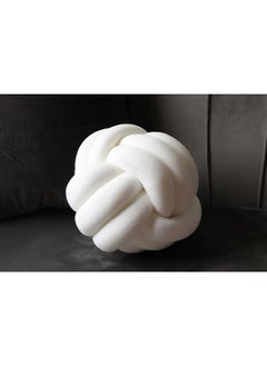 اشتري Cushy Loft Knot Cushion 27cm White في الامارات