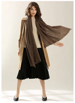 Buy Solid Color Soft And Comfortable Wool Scarf in UAE