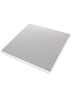 Buy RACO Perforated Aluminium Ceiling Tile | Perforated Clip-In Type Panel for Interior Decoration | White | Size: 600mm x 600mm | Perforated Style in UAE