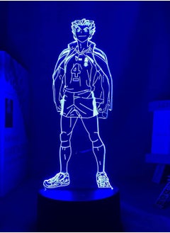 Buy 3D Illusion Cartoon Night Lights, Haikyuu Figure LED Lamp, 16 Colors Remote Control USB Powered Arts Table Lamp, Home Bedroom Decor Holiday Gift for Kids in UAE