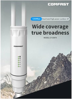 Buy Comfast High Power AC1200 Outdoor Wireless Wifi Repeater AP Router 1200Mbps Dual Dand 2.4G 5Ghz Long Range Wifi Extender Antenna in Saudi Arabia