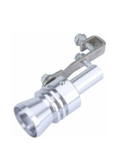 اشتري Universal Aluminum Turbo Sound Exhaust Muffler Pipe Whistle Car Blow off valve BOV Tip Simulator Whistler في الامارات