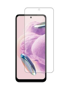 Buy Tempered Glass Screen Protector Clear Designed For Xiaomi Redmi Note 12S Full Screen Coverage And Bubble Free in UAE