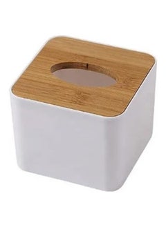 Buy Orchid Square Tissue Box Holder with Bamboo Lid in UAE