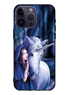 اشتري Protective Case Cover For Apple iPhone 14 Pro Max Girl Love Unicorn في السعودية