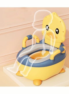 Buy Child Potty Training Chair Handles and Splash Guard Comfortable Seat for Toddler in Saudi Arabia