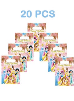 Buy 20 PCS Disney Princess Birthday Party Supplies, Cartoon Candy Bag, Tote Bag, Kids Gift Bag, Adult Birthday Party Decorations in Saudi Arabia