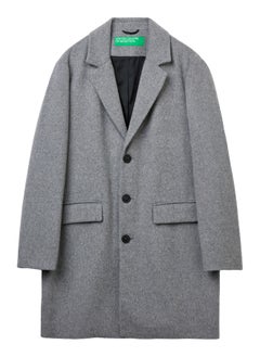 Buy Lined Coat In Wool Blend in Egypt