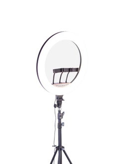 Buy GLR-18 LED Ring Light White/Neutral/Warm Light -Stepless Dimming -Remote Control -Adjustable Tripod -360° Rotation, 416 LED Lamp Beads in UAE