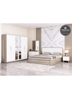 اشتري Harvard 5-Piece King Bedroom Set 219 x 111 x 190.6 cm في السعودية