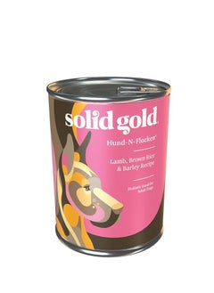 Buy Solid Gold Hund N Flocken Lamb, Brown Rice & Pearled Barley Holistic Potato Free Canned Dog Food, 374g , Case of 6 Pcs in Saudi Arabia