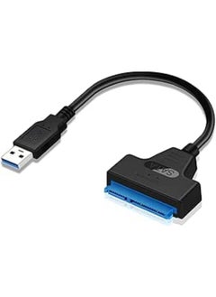 Buy USB 3.0 Adapter 22 Pin to 2.5 Inch SATA Cable Connector Compatible with Hard Drive, SSD, SSD in Egypt