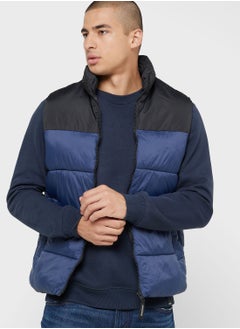 Buy Zippered Puffer Gilet in Saudi Arabia