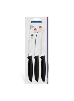 Buy Stainless Steel Plenus 3 PCS Knives Set YY in UAE