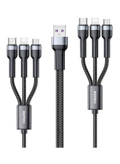 Buy Charging Cable-Simple One-Pull-Six Charging Cable Rc-124-Black in Egypt