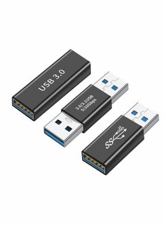 Buy 3 Kinds of USB 3.0 Apters Kit, USB 3.0 Female to Female and Male to Male and Female to Male, High Speed Convert Extension Coupler Connector Converte, Notebook Transfer Data Cable Extension Cable in UAE