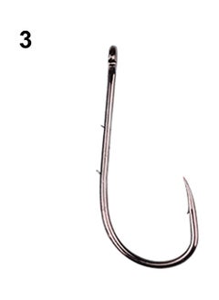 Buy 100 Pcs Fishing Hooks Jig Big Circle Back Barb Hook HIgh Carbon Steel Fishook 20 x 10 20cm in UAE