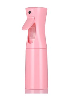 Buy Continuous Spray Bottle, 300ml Hair Mister Spray Bottle, Fine Mist Water Spray Bottle for Salons,Barber, Plants, Skin Care, Cleaning (Pink) in Saudi Arabia