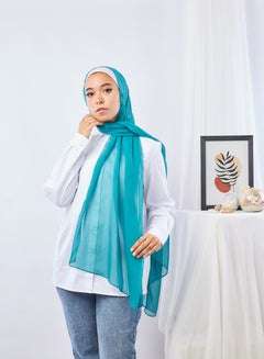 Buy Casual Plain-Basic hijab Blue in Egypt