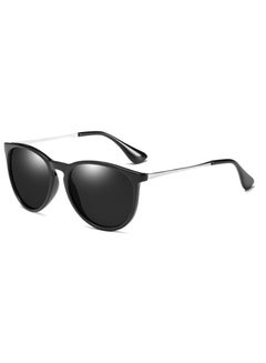 Buy Vintage Round Sunglasses for Women Men Classic Retro Designer Style Polarized Lenses Unbreakable TR90 Frame UV400 Protection Unique Design Gift Package Included in UAE