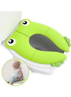 Buy Kids Toilet Seat Cover, Portable Large Non Slip Silicone Pads Foldable Potty Training Seat for Toddlers Kids Boys & Girls, Recyclable Potty Seat Cover for Travel in Saudi Arabia