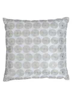 Buy Westyn Cushion, Beige & Champagne Gold - 40x40 cm in UAE