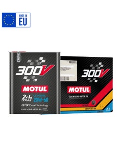 Buy 300V Le Mans 20W-60 - Car Racing Motor Oil - 100% Synthetic Oil (10x2L) - Imported from Europe in Saudi Arabia