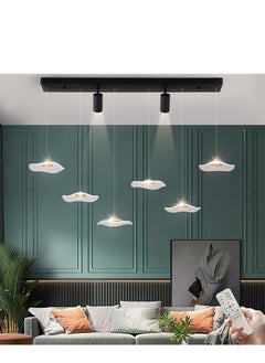 Buy Restaurant Pendant Lamp Modern And Minimalist Led Office Front Desk Lamp Luxurious And Creative With Spotlights Long Strip Lotus Leaf Bar Desk Lamp in Saudi Arabia