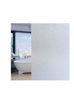 Buy Window Film Privacy Film Frosted Decorative No Glue Self Static Cling Anti UV Removable for Home Living Room Bedroom Bathroom Kitchen Office in UAE