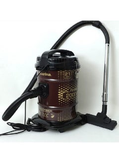 Buy Barrel Vacuum Cleaner - 21 Liters - 2000 Watts - Burgundy Color - Copper Motor - OCRVCDMDV21M in Saudi Arabia