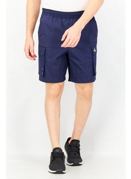 Buy Men Sportswear Fit Outdoor Shorts, Navy in Saudi Arabia