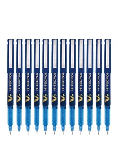 اشتري 12-Piece V7 Fine Rollerball Pen Blue Ink في الامارات
