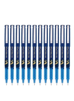 Buy 12-Piece V7 Fine Rollerball Pen Blue Ink in UAE