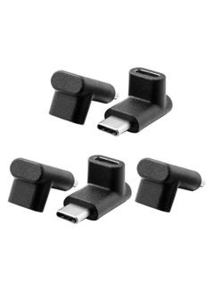 Buy Type-C Adapter, 5 Pcs Adapter USB 3.1 C 90 Degree Angle Male to Female Convertor for Laptop Tablet Mobile Phone in UAE
