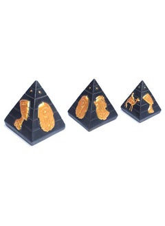 Buy immatgar pharaonic pyramids Statue ancient Egyptian souvenirs gifts for women and men Home Décor Sculpture Pharaohs art (shape 6 - Golden1 - 6.5 CM Height) in Egypt