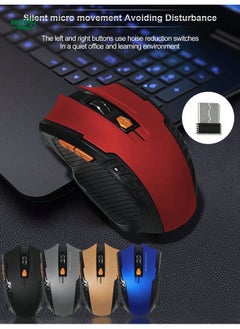 Buy WXG Wireless Mouse, Powered By Battery, Suitable For Office, Home, Computer, Quiet And Minimalist Design in UAE