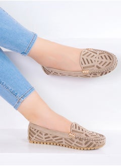 Buy Ballerina Flat Ornate ALIOU-BEIGE in Egypt