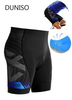 اشتري Men's Cycling Shorts Padded Biking Cycle Clothes High elasticity Bike Riding Pants with Pocket Mountain Road Biking Riding Half Pants Tights UPF 50+ في السعودية