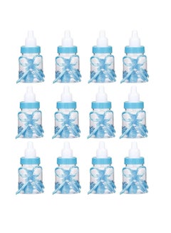 Buy 12Pcs Baby Shower Bottles,Boy Girl Baby Shower Party Favours Decoration Set,Baby Shower Feeding Bottle,Baby Girl Reusable Filling Candy Box Gift Box Sweets Favour Box for Baby Shower Kids Birthday in Saudi Arabia