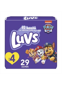 Buy Diapers - Size 4, 29 Count, Paw Patrol Disposable Baby Diapers in UAE