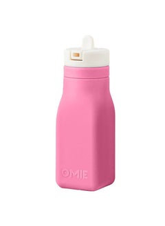 Buy Soft Silicone Water Bottle,Pink in UAE